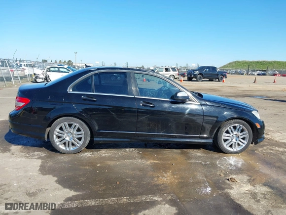2009 Mercedes-Benz C-Class 3.0L Sport with VIN WDDGF54X29R073645, listed as a IAAI auction lot 41668825 with 143,051 mi miles. Bid and sale history available at carsss.com. Image 13.