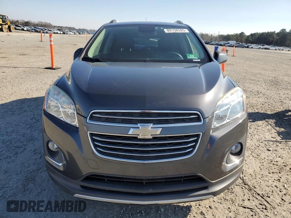 2016 Chevrolet Trax LTZ with VIN 3GNCJRSB2GL257355, listed as a Copart auction lot 89156525 with 81,010 mi miles and Salvage Title. Bid and sale history available at carsss.com. Image 5.