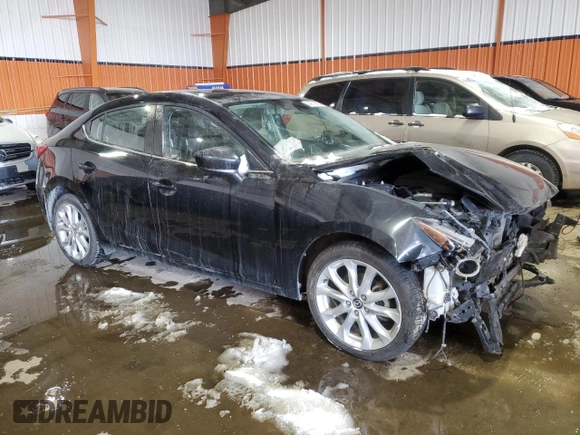 2015 Mazda 3 S Grand Touring with VIN JM1BM1W36F1234635, listed as a Copart auction lot 44019905 with 169,991 mi miles and Salvage Title. Bid and sale history available at DreamBid. Image 4.
