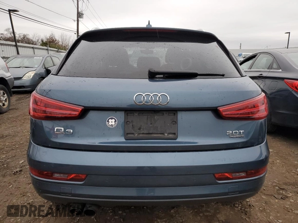 2017 Audi Q3 Premium with VIN WA1ECCFS9HR010308, listed as a Copart auction lot 69585772 with 61,329 mi miles. Bid and sale history available at carsss.com. Image 6.