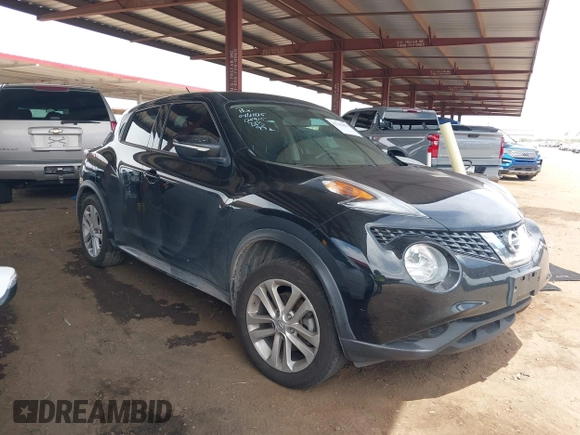 2015 Nissan Juke SV with VIN JN8AF5MV7FT565167, listed as a IAAI auction lot 42366427 with 81,596 mi miles and . Bid and sale history available at DreamBid. Image 1.