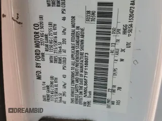 2015 Ford Transit Connect XLT with VIN NM0LS6F71F1188073, listed as a Copart auction lot 60956325 with 153,723 mi miles and Salvage title. Bid and sale history available at DreamBid. Image 13.
