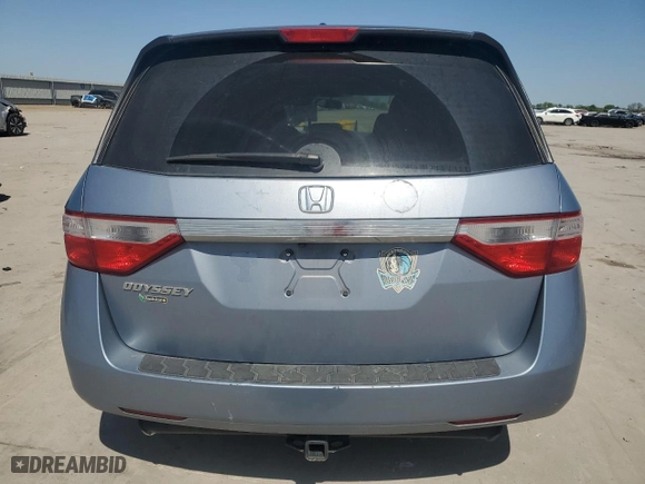2013 Honda Odyssey EX-L with VIN 5FNRL5H63DB012106, listed as a Copart auction lot 52710755 with 69,674 mi miles and Salvage Title. Bid and sale history available at carsss.com. Image 6.
