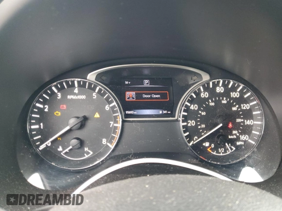 2016 Nissan Altima SV with VIN 1N4AL3AP5GC224954, listed as a Copart auction lot 46980535 with 95,693 mi miles and Salvage Title. Bid and sale history available at DreamBid. Image 9.