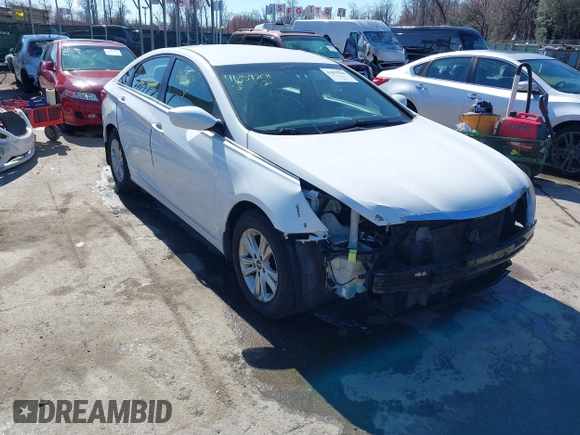 2012 Hyundai Sonata GLS with VIN 5NPEB4AC0CH452098, listed as a IAAI auction lot 41859204 with 172,755 mi miles and . Bid and sale history available at carsss.com. Image 1.
