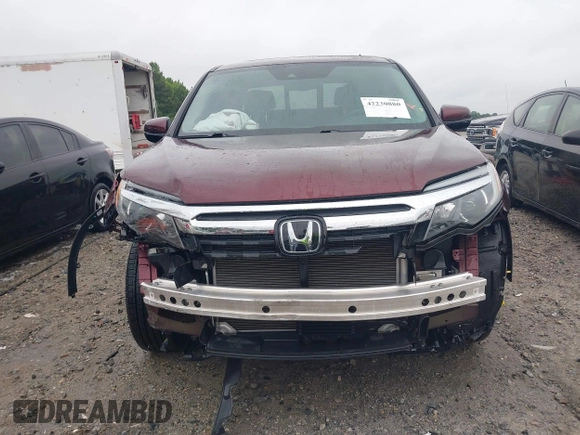 2020 Honda Ridgeline RTL-E with VIN 5FPYK3F7XLB012298, listed as a IAAI auction lot 42230880 with 48,252 mi miles and . Bid and sale history available at DreamBid. Image 12.