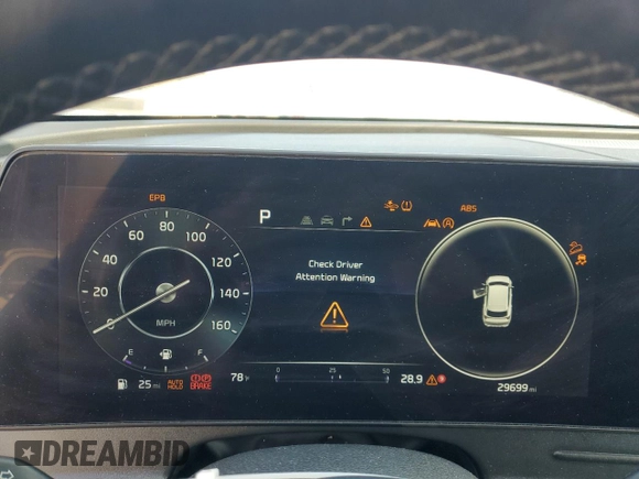 2023 Kia Sportage SX with VIN 5XYK4CAF3PG039543, listed as a Copart auction lot 71230964 with 29,699 mi miles and Clean Title. Bid and sale history available at DreamBid. Image 9.