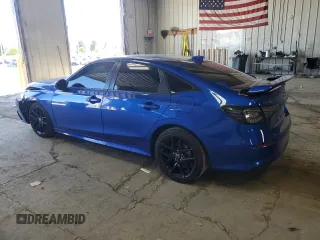 2023 Honda Civic Sport with VIN 2HGFE2F56PH562387, listed as a Copart auction lot 58408355 with 27,060 mi miles and Salvage title. Bid and sale history available at DreamBid. Image 2.