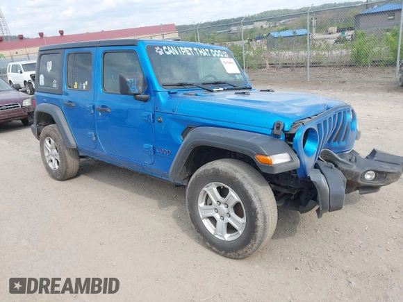 2023 Jeep Wrangler Sport with VIN 1C4HJXDG5PW530309, listed as a IAAI auction lot 42154961 with 29,846 mi miles and . Bid and sale history available at DreamBid. Image 1.