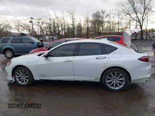 2021 Acura TLX w/A-Spec Package with VIN 19UUB5F53MA012897, listed as a IAAI auction lot 41571283 with 1 mi miles. Bid and sale history available at carsss.com. Image 13.