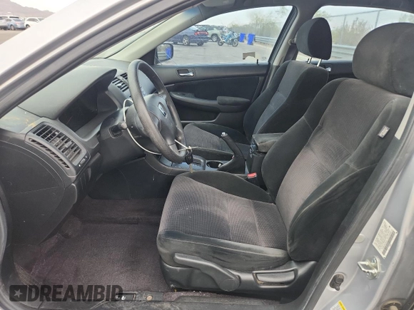 2005 Honda Accord LX с VIN 1HGCM56475A194618, выставлен на аукционе Copart как лот 60308625 с пробегом 187 599 миль миль и Списание • Salvage title. История ставок и продаж доступна на DreamBid. Изображение 7.