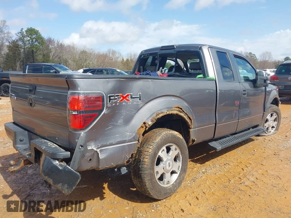2009 Ford F-150 STX with VIN 1FTRX14809KC94736, listed as a IAAI auction lot 41721775 with 141,875 mi miles. Bid and sale history available at carsss.com. Image 4.