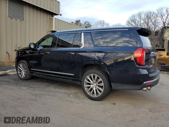 2023 GMC Yukon XL Denali with VIN 1GKS1JKL4PR215930, listed as a Copart auction lot 43771215 with 73,769 mi miles and Clean Title. Bid and sale history available at carsss.com. Image 2.