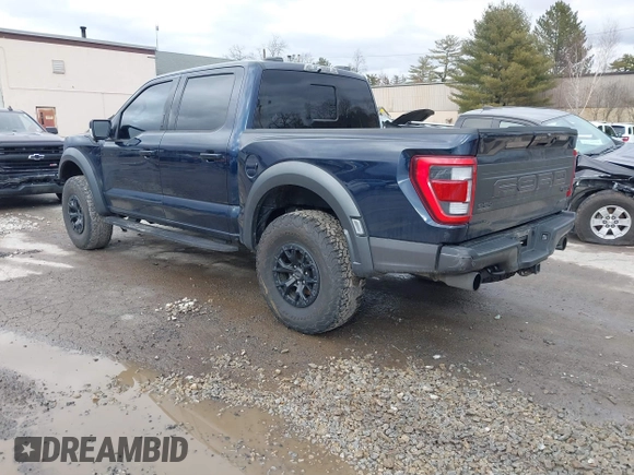 2023 Ford F-150 Raptor with VIN 1FTFW1RG9PFA45363, listed as a IAAI auction lot 41631790 with 64,393 mi miles and . Bid and sale history available at DreamBid. Image 3.