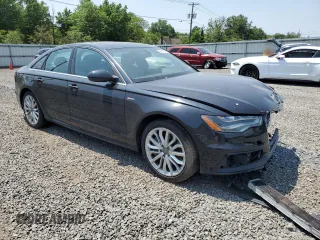 2014 Audi A6 Prestige with VIN WAUHGAFC8EN148314, listed as a Copart auction lot 59018825 with 68,450 mi miles and Salvage title. Bid and sale history available at DreamBid. Image 4.