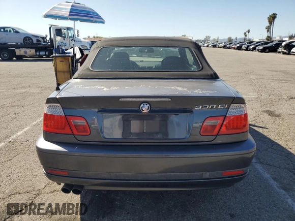 2006 BMW 3 Series 330Ci with VIN WBABW53426PL54764, listed as a Copart auction lot 46896345 with 151,852 mi miles and Clean Title. Bid and sale history available at carsss.com. Image 6.