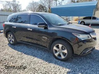 2014 Acura MDX with VIN 5FRYD3H20EB006578, listed as a Copart auction lot 49607875 with 128,393 mi miles and Salvage Title. Bid and sale history available at carsss.com. Image 4.