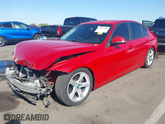 2014 BMW 3 Series 328i with VIN WBA3C1C56EK108875, listed as a IAAI auction lot 41947800 with 91,028 mi miles. Bid and sale history available at carsss.com. Image 18.