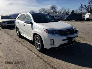 2014 Kia Sorento SX with VIN 5XYKWDA75EG487675, listed as a Copart auction lot 49049185 with 184,150 mi miles and Salvage Title. Bid and sale history available at carsss.com. Image 15.