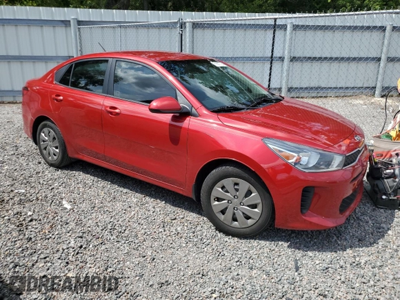 2019 Kia Rio S with VIN 3KPA24AB0KE242917, listed as a Copart auction lot 71677724 with 95,602 mi miles and Salvage Title. Bid and sale history available at DreamBid. Image 4.