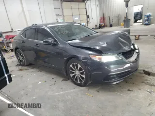 2015 Acura TLX with VIN 19UUB1F39FA010534, listed as a Copart auction lot 86807704 with 132,376 mi miles and Salvage title. Bid and sale history available at DreamBid. Image 4.