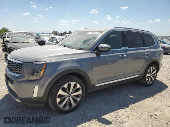 2020 Kia Telluride S with VIN 5XYP64HC3LG054863, listed as a Copart auction lot 84088934 with 115,569 mi miles and Salvage title. Bid and sale history available at DreamBid. Image 1.