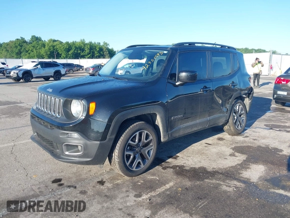 2017 Jeep Renegade Altitude with VIN ZACCJBBB0HPE54422, listed as a IAAI auction lot 42335593 with 52,597 mi miles and . Bid and sale history available at DreamBid. Image 2.
