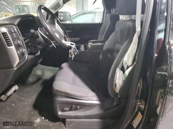 2018 Chevrolet Silverado 1500 LT with VIN 3GCUKREC7JG366537, listed as a Copart auction lot 46278245 with 0 mi miles and Salvage Title. Bid and sale history available at carsss.com. Image 7.
