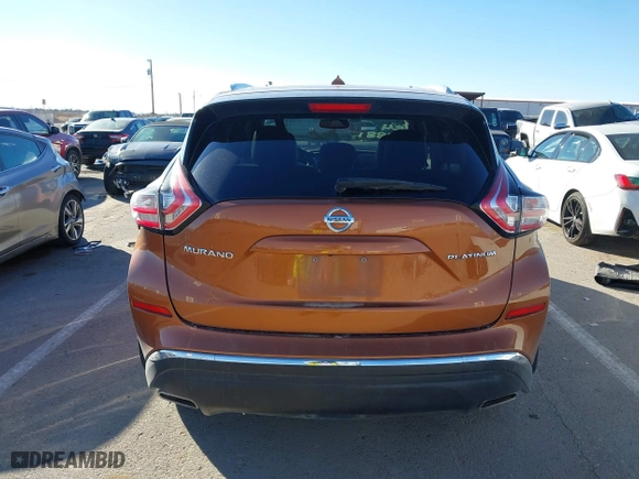 2015 Nissan Murano S with VIN 5N1AZ2MG0FN288591, listed as a IAAI auction lot 41331384 with 103,723 mi miles. Bid and sale history available at carsss.com. Image 16.