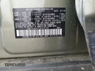 2019 Subaru Outback Touring with VIN 4S4BSATCXK3202100, listed as a Copart auction lot 63469455 with 52,702 mi miles and Salvage title. Bid and sale history available at DreamBid. Image 14.