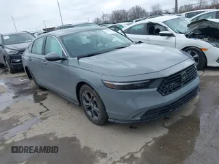 2025 Honda Accord EX-L with VIN 1HGCY2F6XSA005072, listed as a IAAI auction lot 41728044 with 2,461 mi miles and . Bid and sale history available at DreamBid. Image 1.
