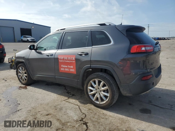 2017 Jeep Cherokee Limited with VIN 1C4PJLDB7HW516454, listed as a Copart auction lot 60927315 with 120,310 mi miles and Salvage title. Bid and sale history available at DreamBid. Image 2.