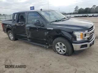 2019 Ford F-150 XL with VIN 1FTEW1C48KKC40459, listed as a Copart auction lot 43650535 with 106,767 mi miles and Salvage Title. Bid and sale history available at DreamBid. Image 4.