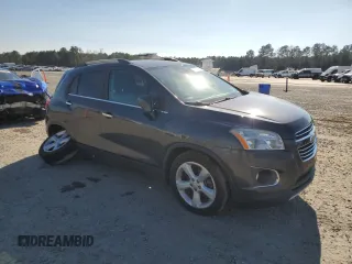 2016 Chevrolet Trax LTZ with VIN 3GNCJRSB2GL257355, listed as a Copart auction lot 89156525 with 81,010 mi miles and Salvage Title. Bid and sale history available at carsss.com. Image 4.