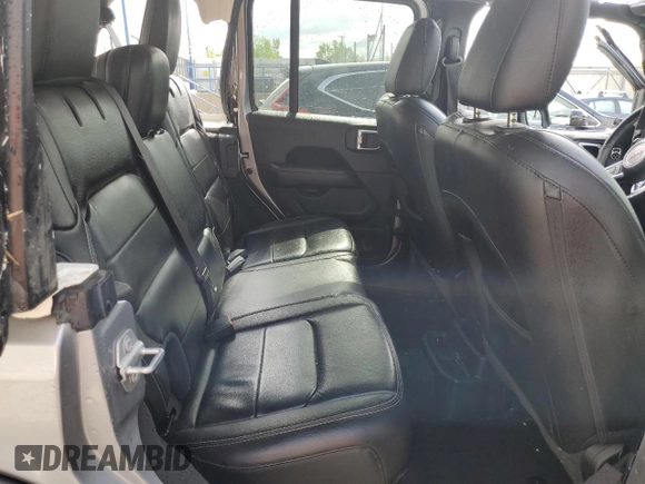 2020 Jeep Wrangler Unlimited Sahara with VIN 1C4HJXEG7LW297722, listed as a Copart auction lot 55295025 with 69,064 mi miles and Salvage title. Bid and sale history available at DreamBid. Image 11.