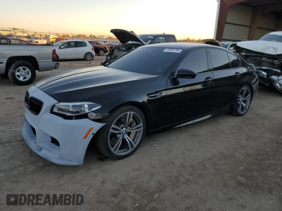 2016 BMW M5 with VIN WBSFV9C53GG343578, listed as a Copart auction lot 83691764 with 78,455 mi miles and Salvage Title. Bid and sale history available at carsss.com. Image 1.