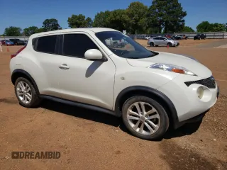 2012 Nissan Juke SL with VIN JN8AF5MR2CT109527, listed as a Copart auction lot 53889895 with 89,885 mi miles and Salvage Title. Bid and sale history available at DreamBid. Image 4.