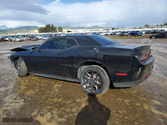 2021 Dodge Challenger SXT with VIN 2C3CDZAG8MH568228, listed as a Copart auction lot 48918225 with 0 mi miles and Salvage Title. Bid and sale history available at carsss.com. Image 2.