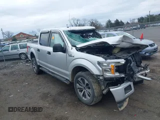 2019 Ford F-150 XL with VIN 1FTEW1E56KFB25731, listed as a IAAI auction lot 41864352 with 1 mi miles. Bid and sale history available at carsss.com. Image 1.