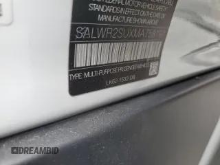 2021 Land Rover Range Rover Sport HSE Silver Edition with VIN SALWR2SUXMA758190, listed as a Copart auction lot 53045055 with 56,802 mi miles and Salvage title. Bid and sale history available at DreamBid. Image 14.