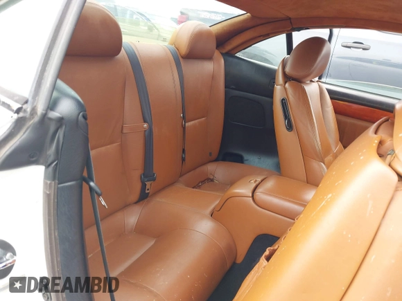 2002 Lexus SC 430 with VIN JTHFN48Y020027536, listed as a IAAI auction lot 42670239 with 207,112 mi miles and . Bid and sale history available at DreamBid. Image 8.