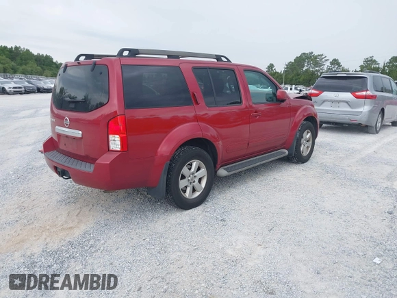 2011 Nissan Pathfinder S z VIN 5N1AR1NN5BC615953, wystawiony jako IAAI lot #42327751 z przebiegiem 197 621 mil mil oraz . Historia ofert i sprzedaży dostępna na DreamBid. Obrazek 4.
