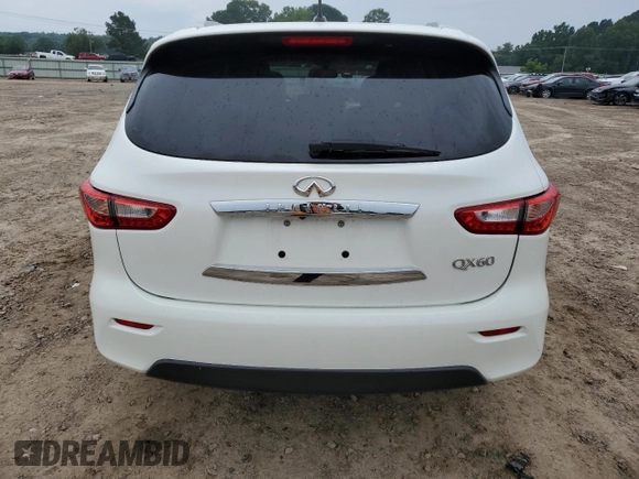 2015 Infiniti QX60 with VIN 5N1AL0MM1FC514337, listed as a Copart auction lot 59701885 with 147,755 mi miles and Salvage title. Bid and sale history available at DreamBid. Image 6.
