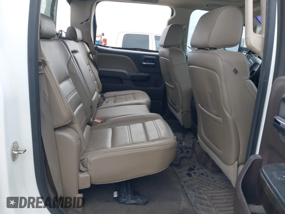2015 GMC Sierra 2500HD available WiFi Denali with VIN 1GT120E84FF642823, listed as a IAAI auction lot 41593286 with 148,038 mi miles. Bid and sale history available at carsss.com. Image 8.