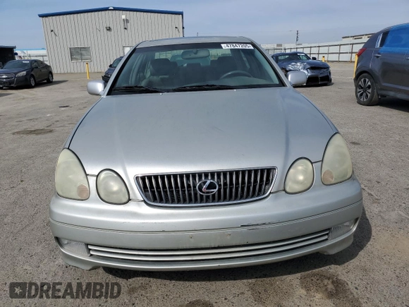 2003 Lexus GS 300 z VIN JT8BD69S230182372, wystawiony jako Copart lot #47847205 z przebiegiem Nie podano mil oraz Szkoda całkowita • Salvage title. Historia ofert i sprzedaży dostępna na DreamBid. Obrazek 5.