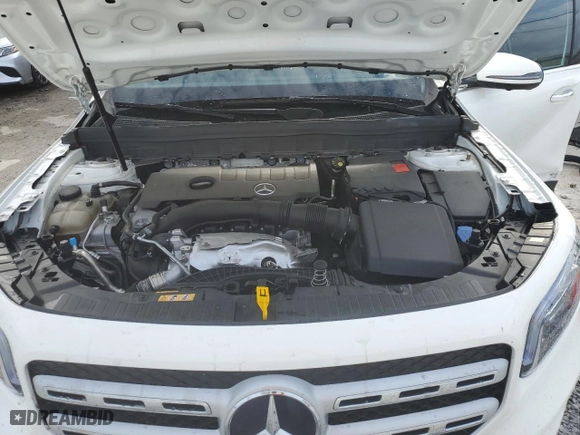 2022 Mercedes-Benz GLB with VIN W1N4M4GBXNW176586, listed as a Copart auction lot 51835445 with 50,942 mi miles and Salvage Title. Bid and sale history available at carsss.com. Image 12.