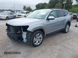 2021 Volkswagen Atlas SE with VIN 1V2JR2CA7MC556268, listed as a IAAI auction lot 41185525 with 73,724 mi miles and . Bid and sale history available at DreamBid. Image 18.
