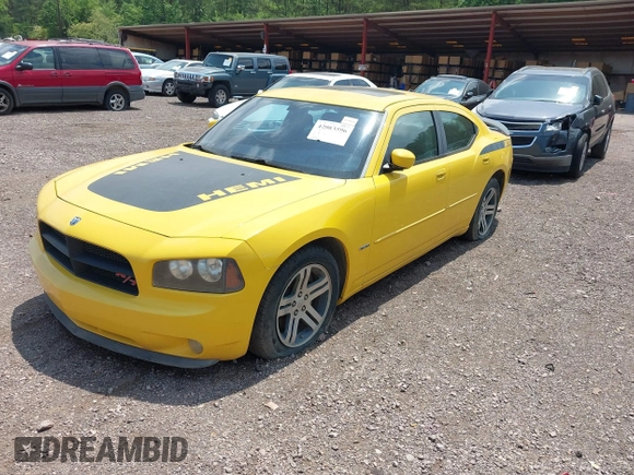 2006 Dodge Charger R/T with VIN 2B3LA53H36H340757, listed as a IAAI auction lot 42083596 with 196,696 mi miles and . Bid and sale history available at carsss.com. Image 2.