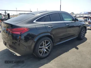 2024 Mercedes-Benz GLE 53 AMG with VIN 4JGFD6BB7RA981902, listed as a Copart auction lot 54250745 with 50,621 mi miles and Salvage title. Bid and sale history available at DreamBid. Image 3.