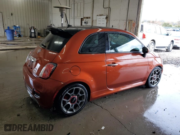 2013 FIAT 500 Sport with VIN 3C3CFFBRXDT754532, listed as a Copart auction lot 51088795 with 110,529 mi miles and Clean Title. Bid and sale history available at carsss.com. Image 3.